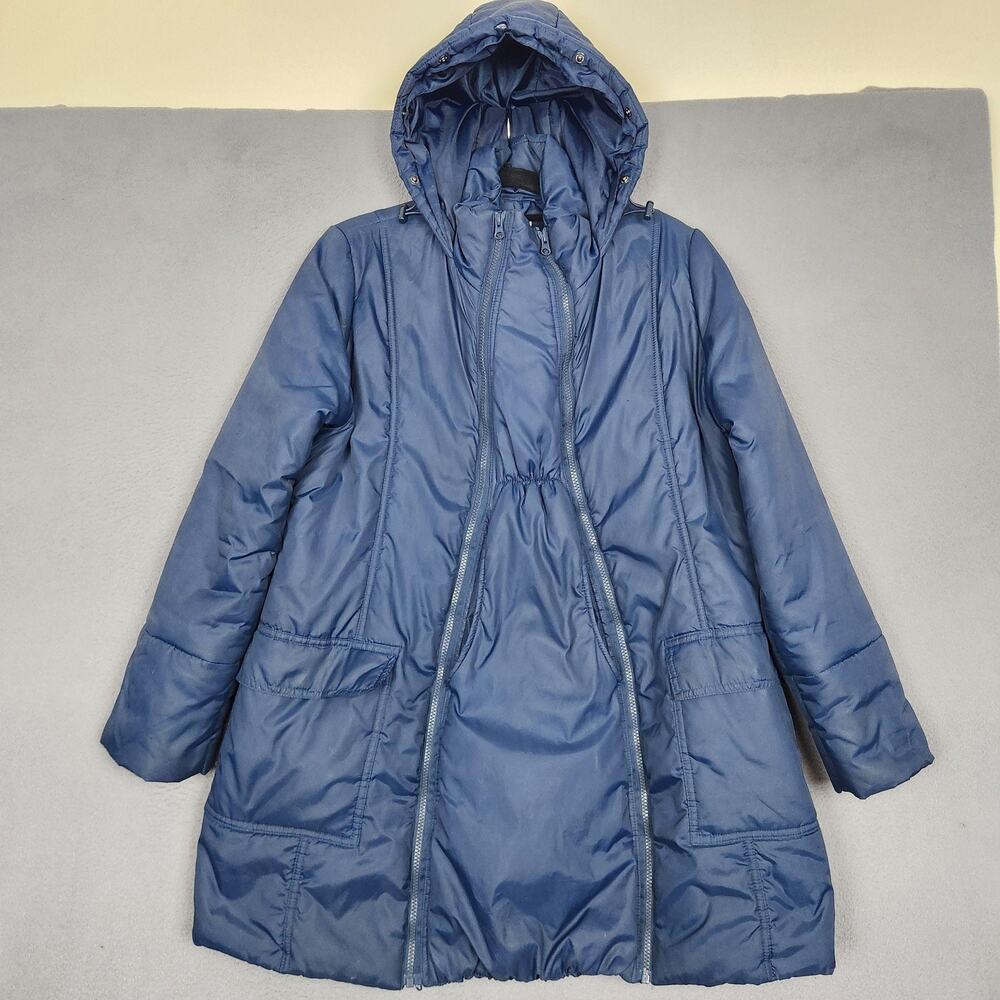 Modern Eternity Coat Womens Medium Blue 3 in 1 Maternity Insulated MEPC009